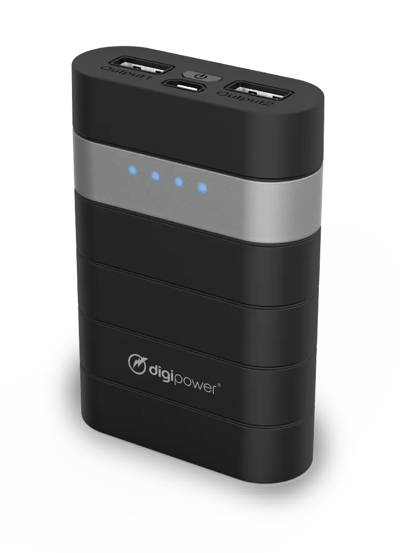 10,400mAh Powerbank with 2amp dual USB ports