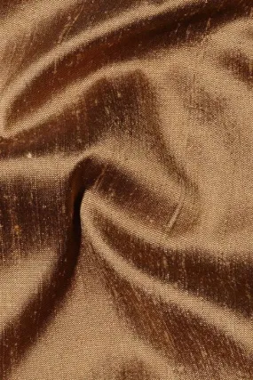 Apple Cinnamon Silk Shantung 44" Fabric