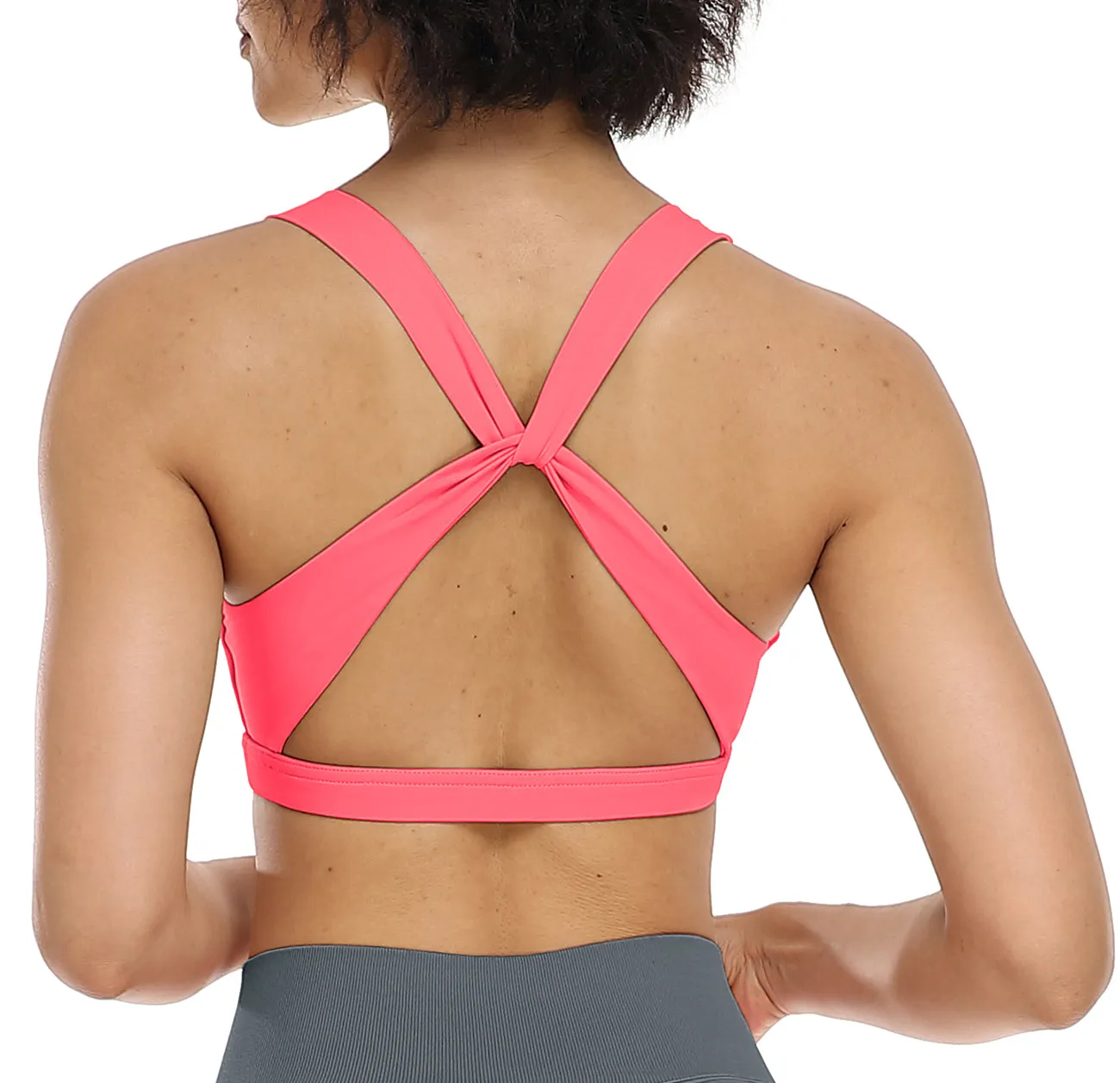 B32 icyzone Workout Sports Bras for Women - Women's Running Yoga Bra, Activewear Top, Athletic Fitness Clothes