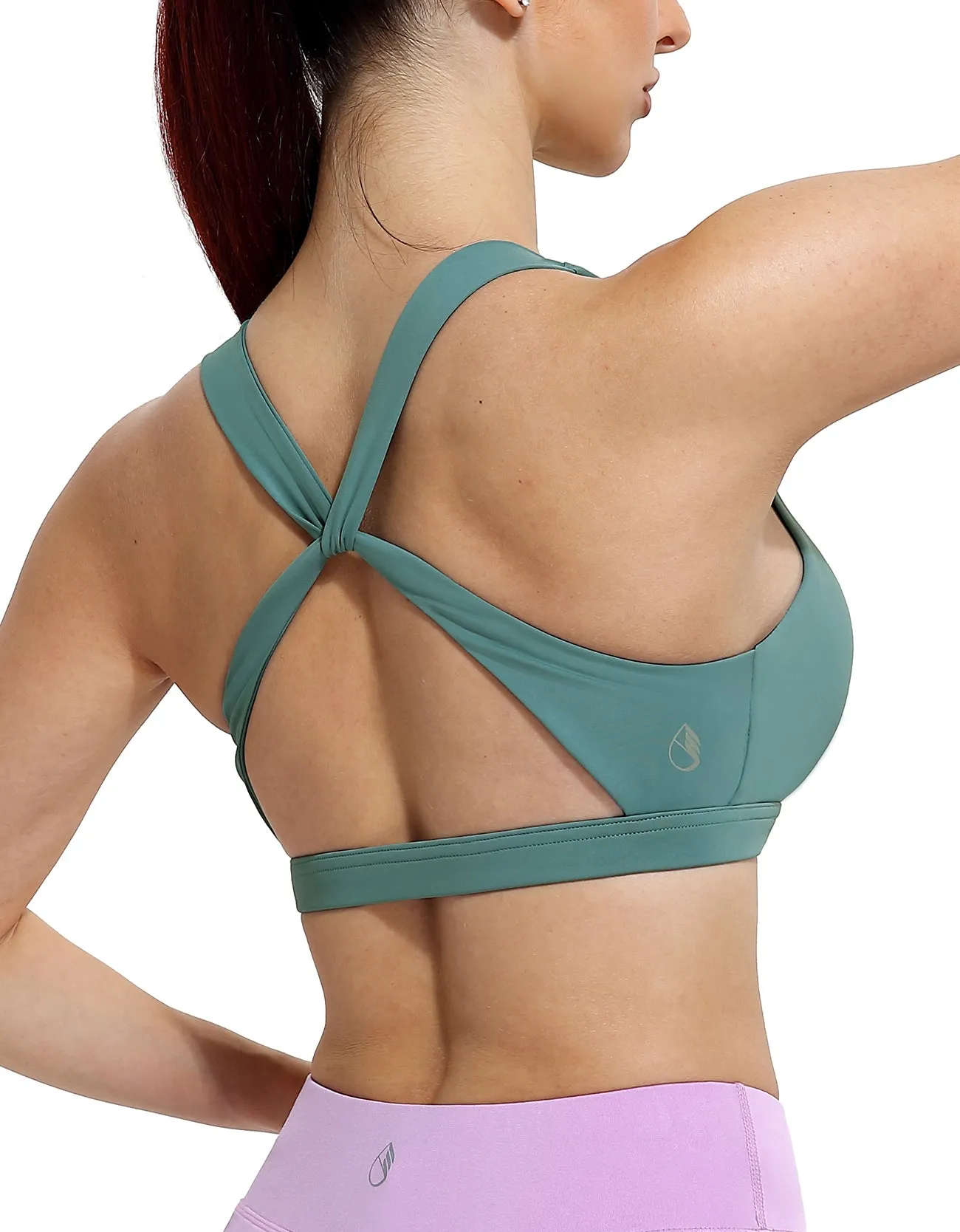 B32 icyzone Workout Sports Bras for Women - Women's Running Yoga Bra, Activewear Top, Athletic Fitness Clothes