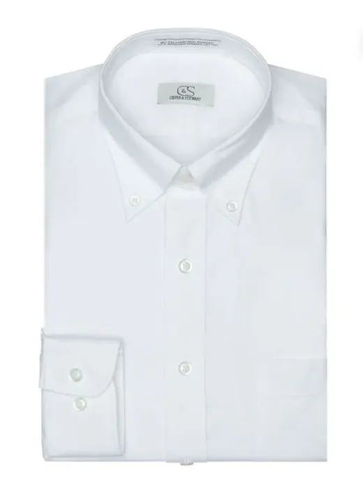 C&S Wrinkle Free Dress Shirts - White