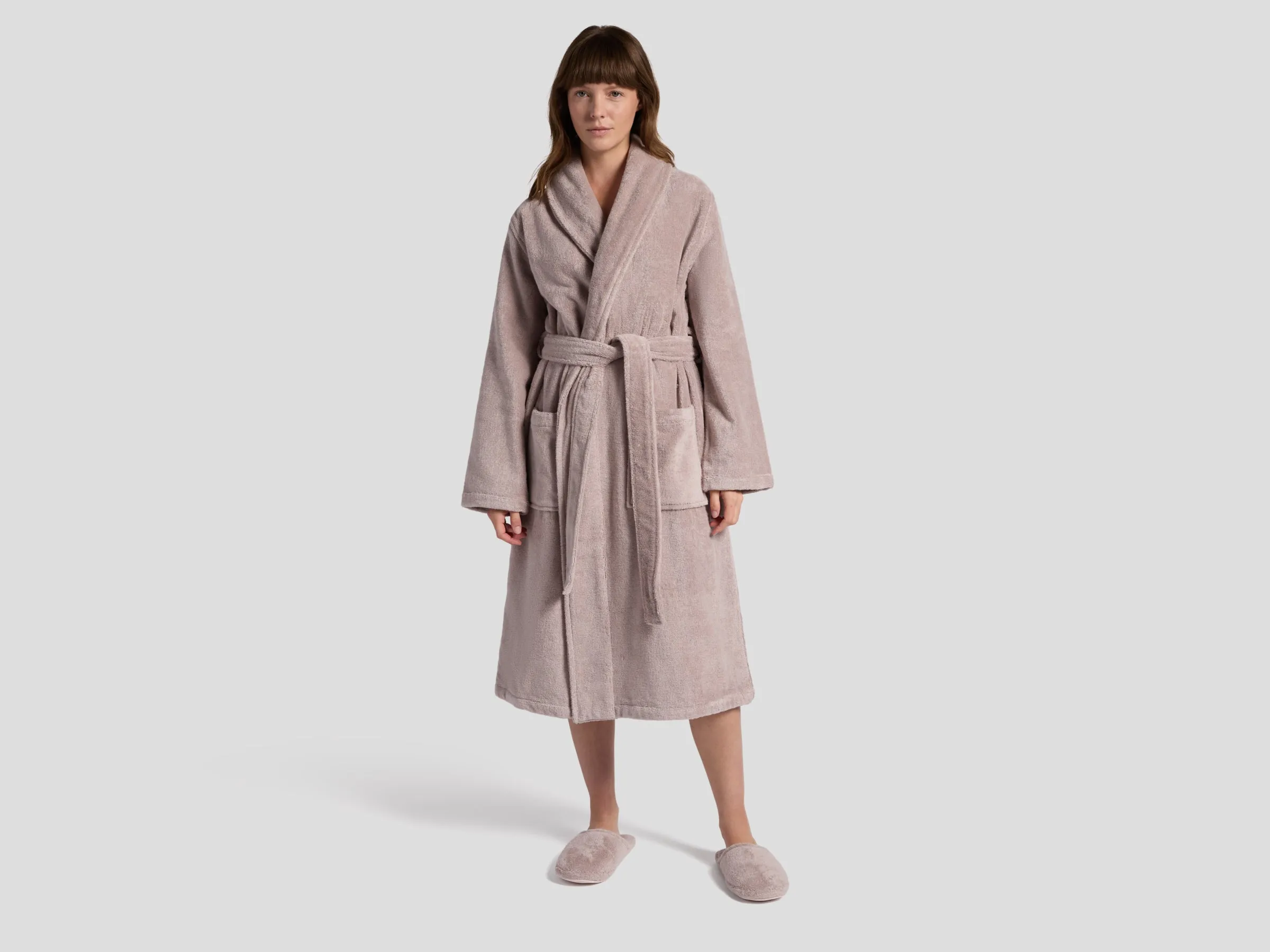 Classic Turkish Cotton Robe (Haze)