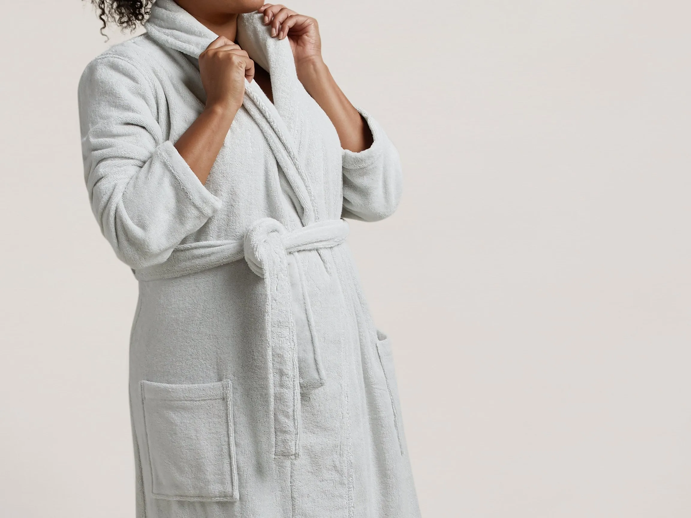Classic Turkish Cotton Robe (Mineral)