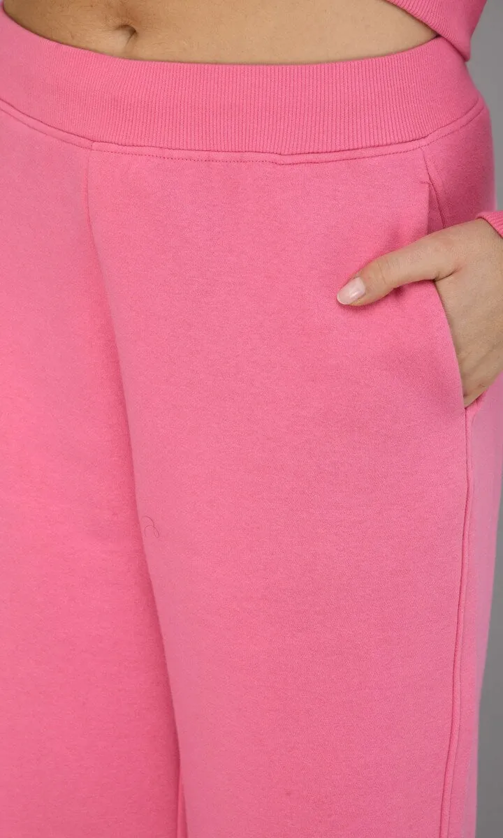 Feisty Pink Fleece Lounge Set