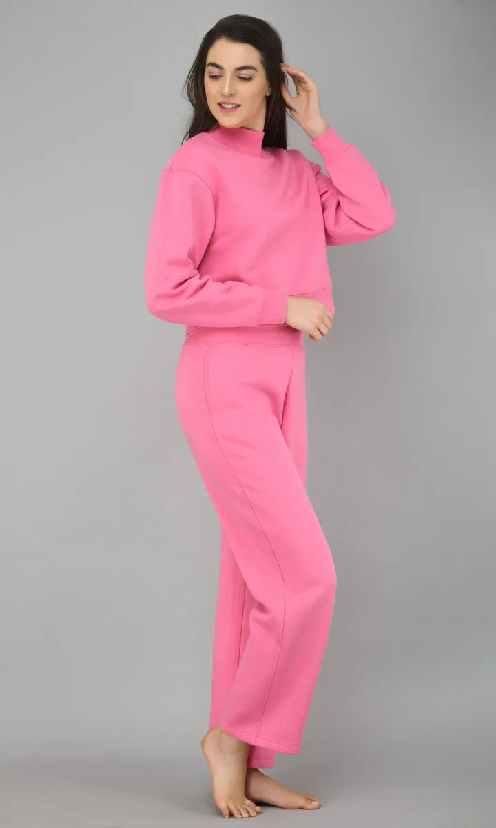 Feisty Pink Fleece Lounge Set