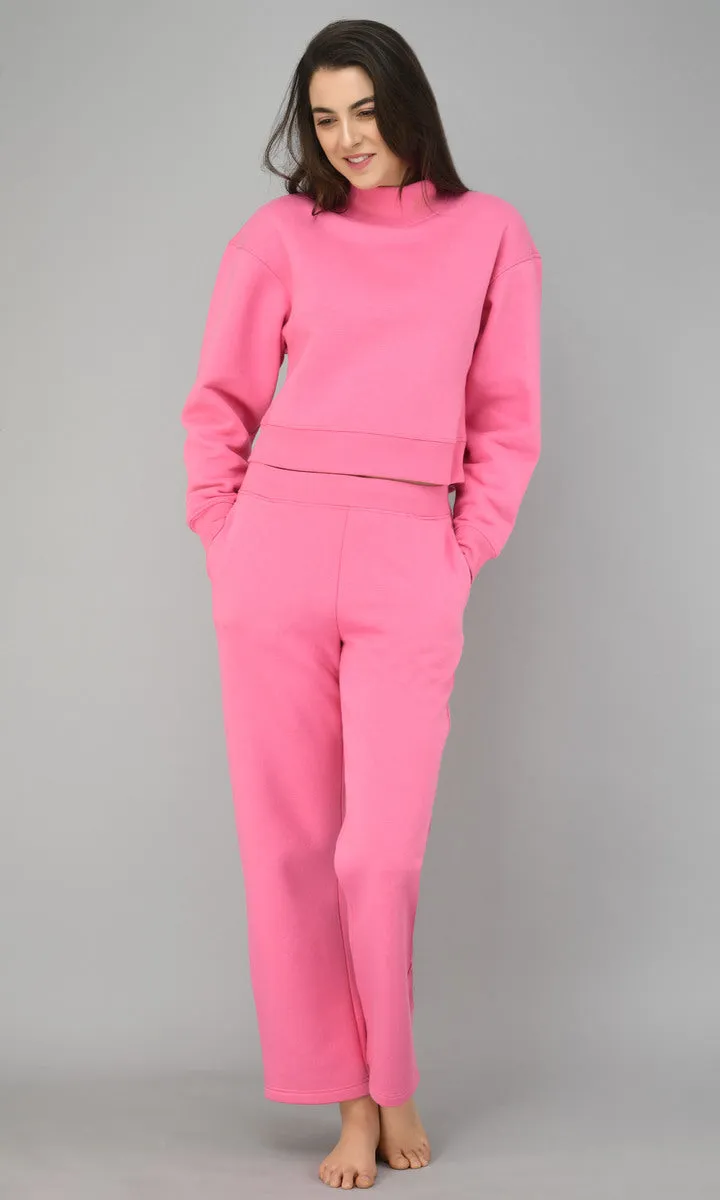 Feisty Pink Fleece Lounge Set