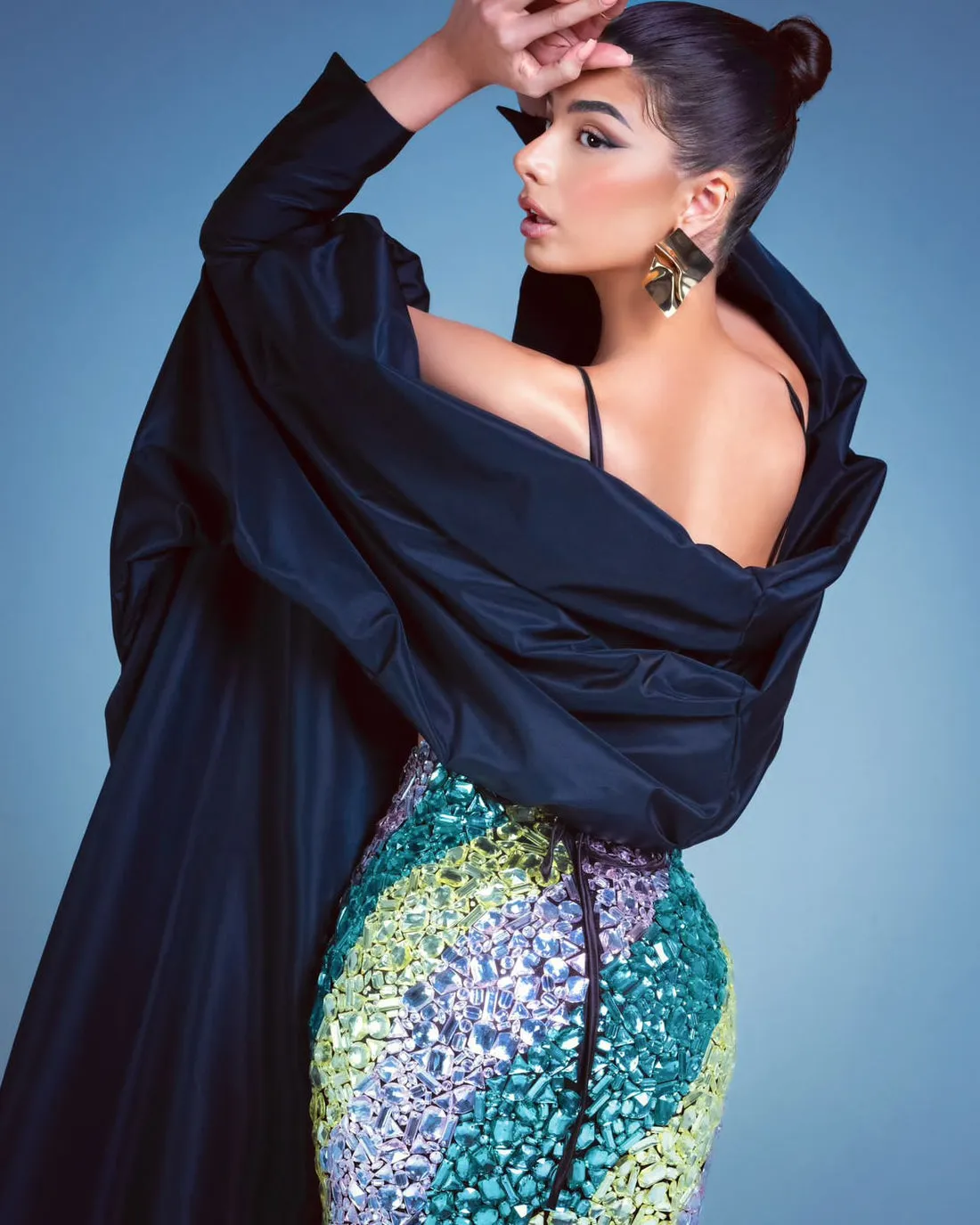 Fringed Evening Dress