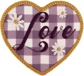 Gingham Love Patch