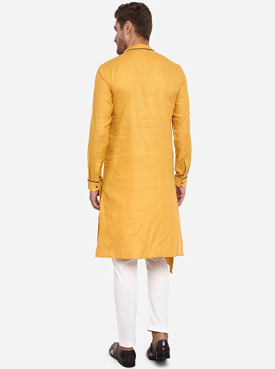 Golden Yellow Kurta | Azania