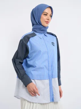 JEYYA REGULAR TOP DENIM BLUE