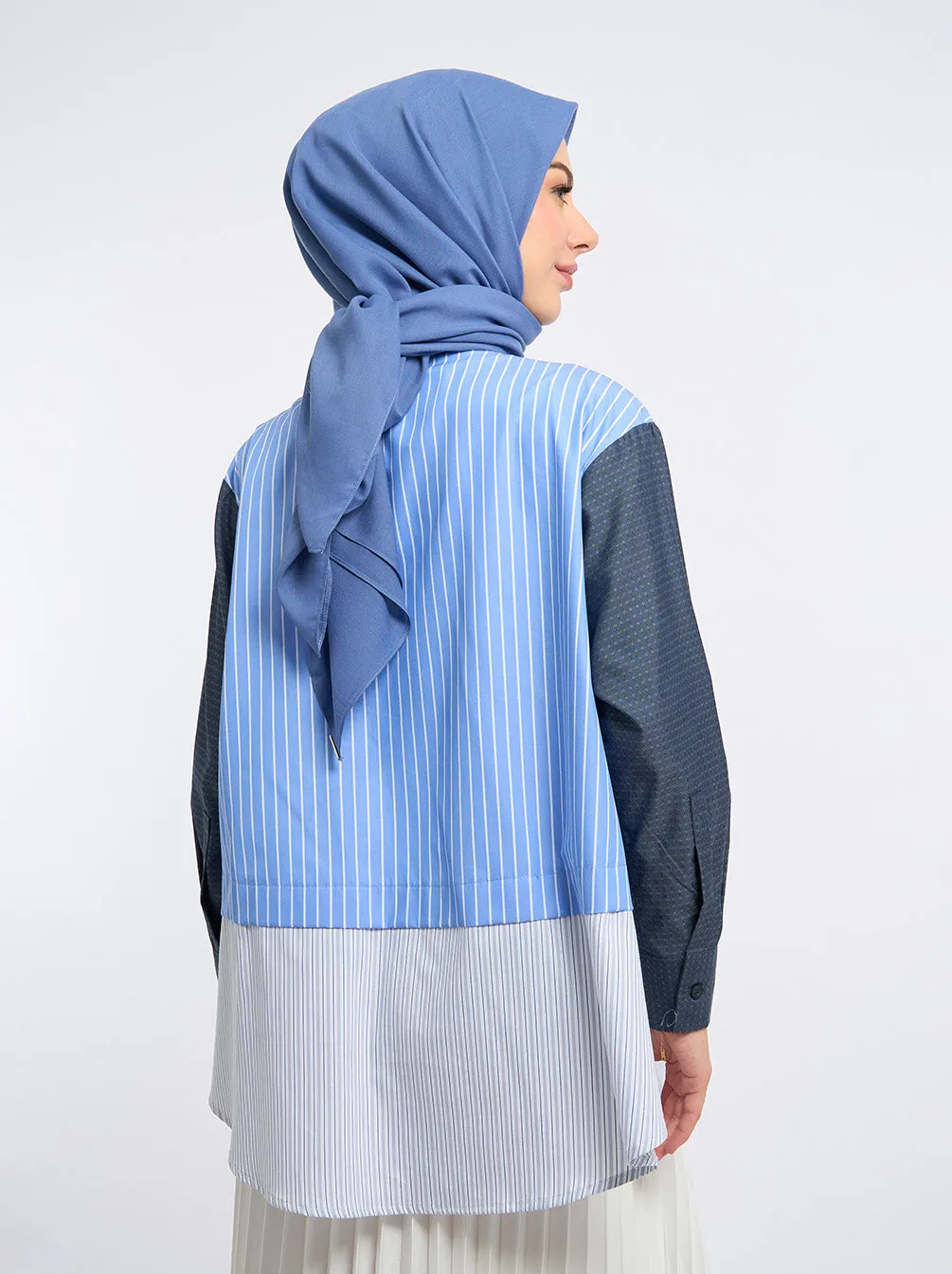 JEYYA REGULAR TOP DENIM BLUE