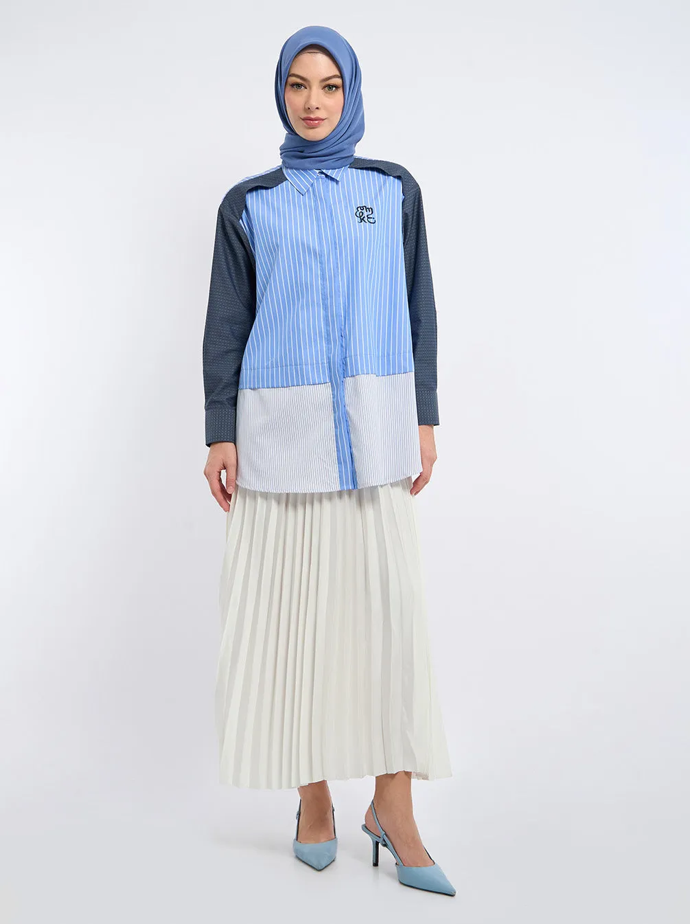 JEYYA REGULAR TOP DENIM BLUE