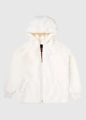 JORDAN: WOMEN'S AIR JORDAN PSG JACKET [WHITE]