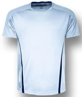 Kids Elite Sports Tee - White/Navy