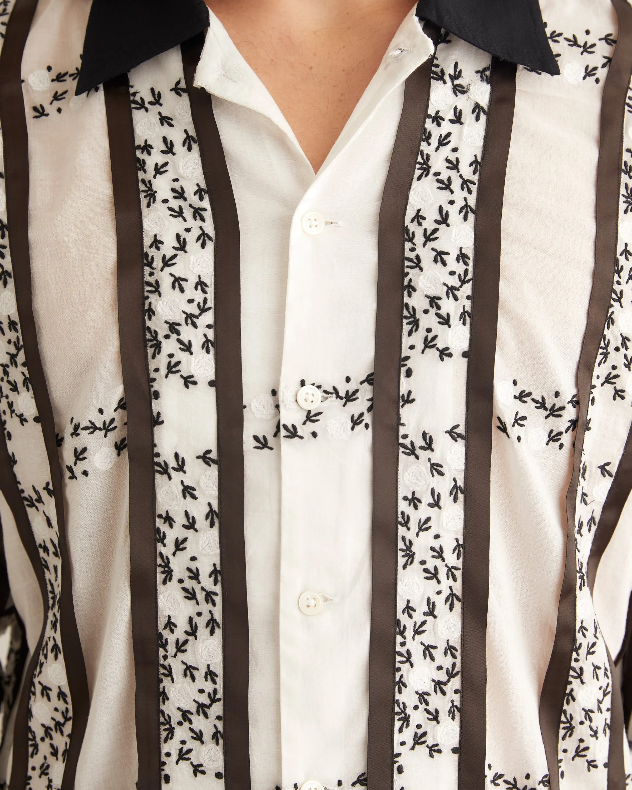Lattice Sprig Long Sleeve Shirt