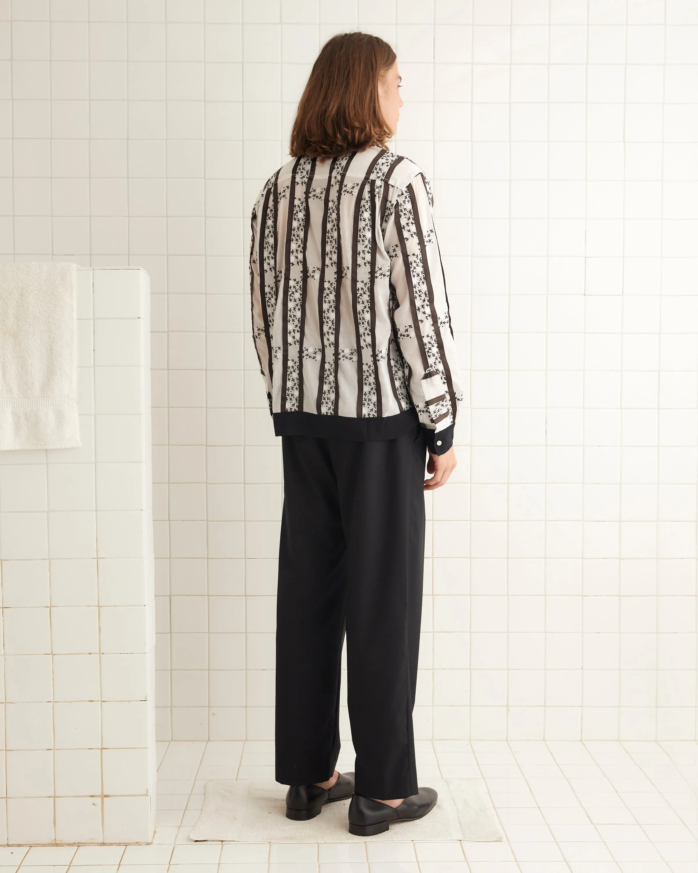 Lattice Sprig Long Sleeve Shirt