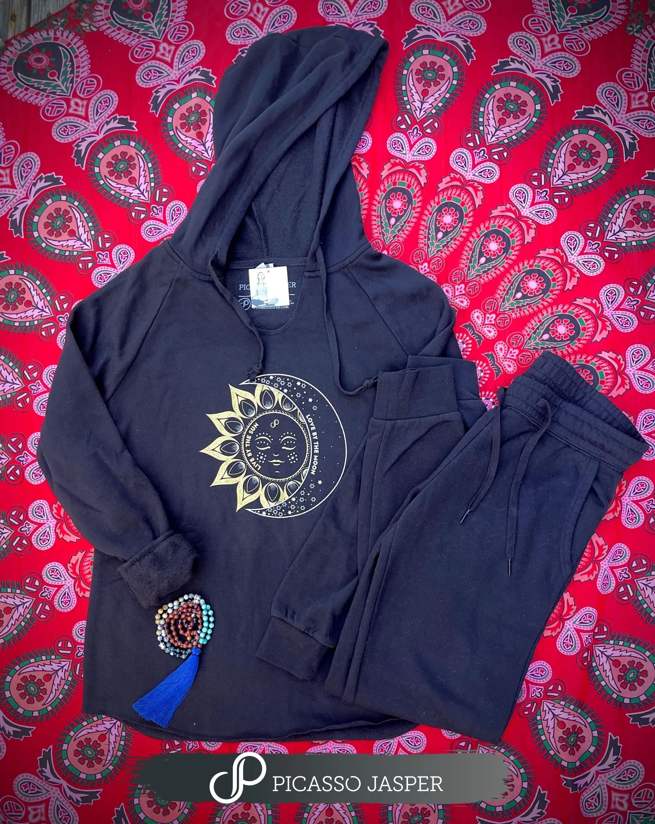 Live by the Sun, Love by the Moon   Jogger    Crystal, Sweatshirt Bundle!