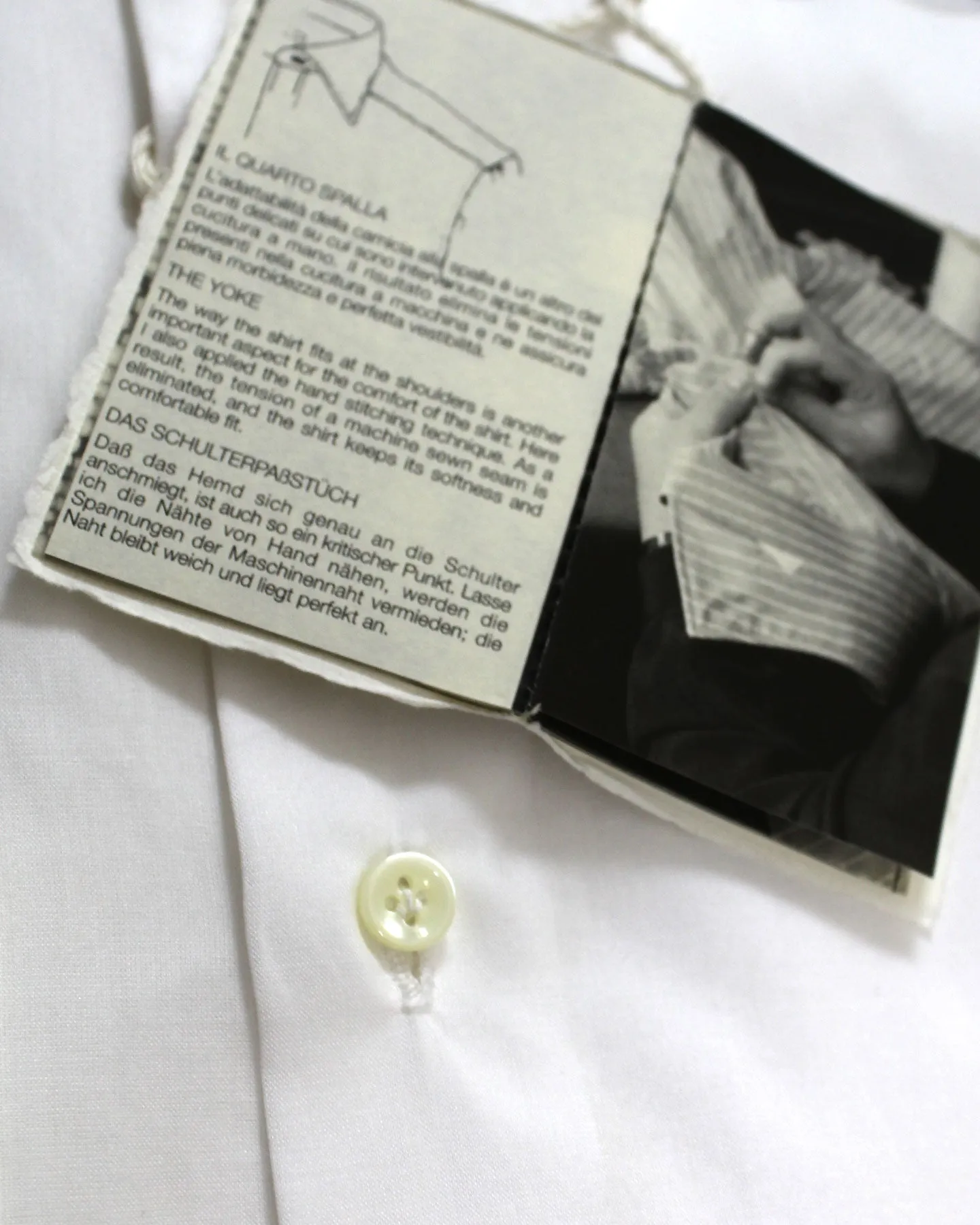 Luigi Borrelli Dress Shirt White 44 - 17 1/2