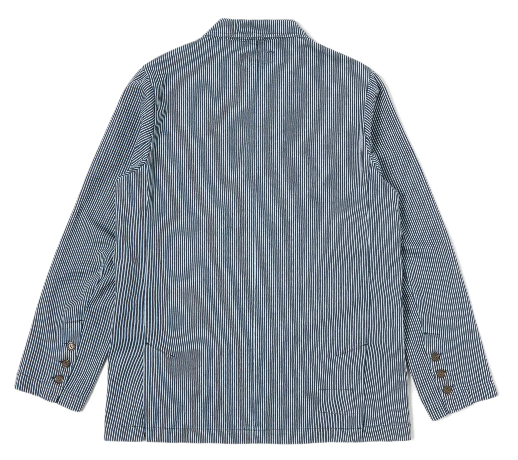 Manor Jacket | Indigo Hickory Stripe Denim