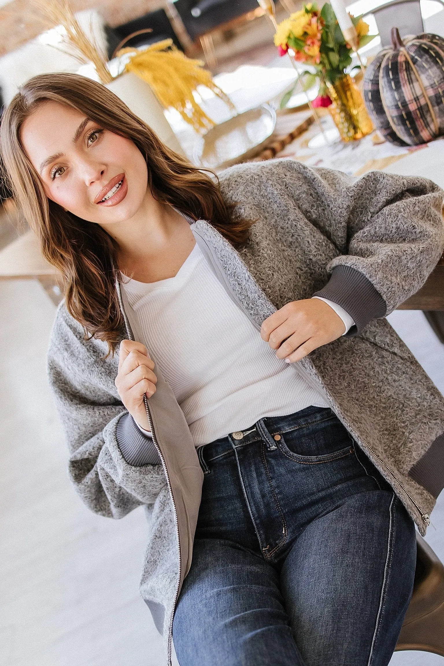 Marshal Zip Up Fuzzy Jacket | S-XL | PRE ORDER