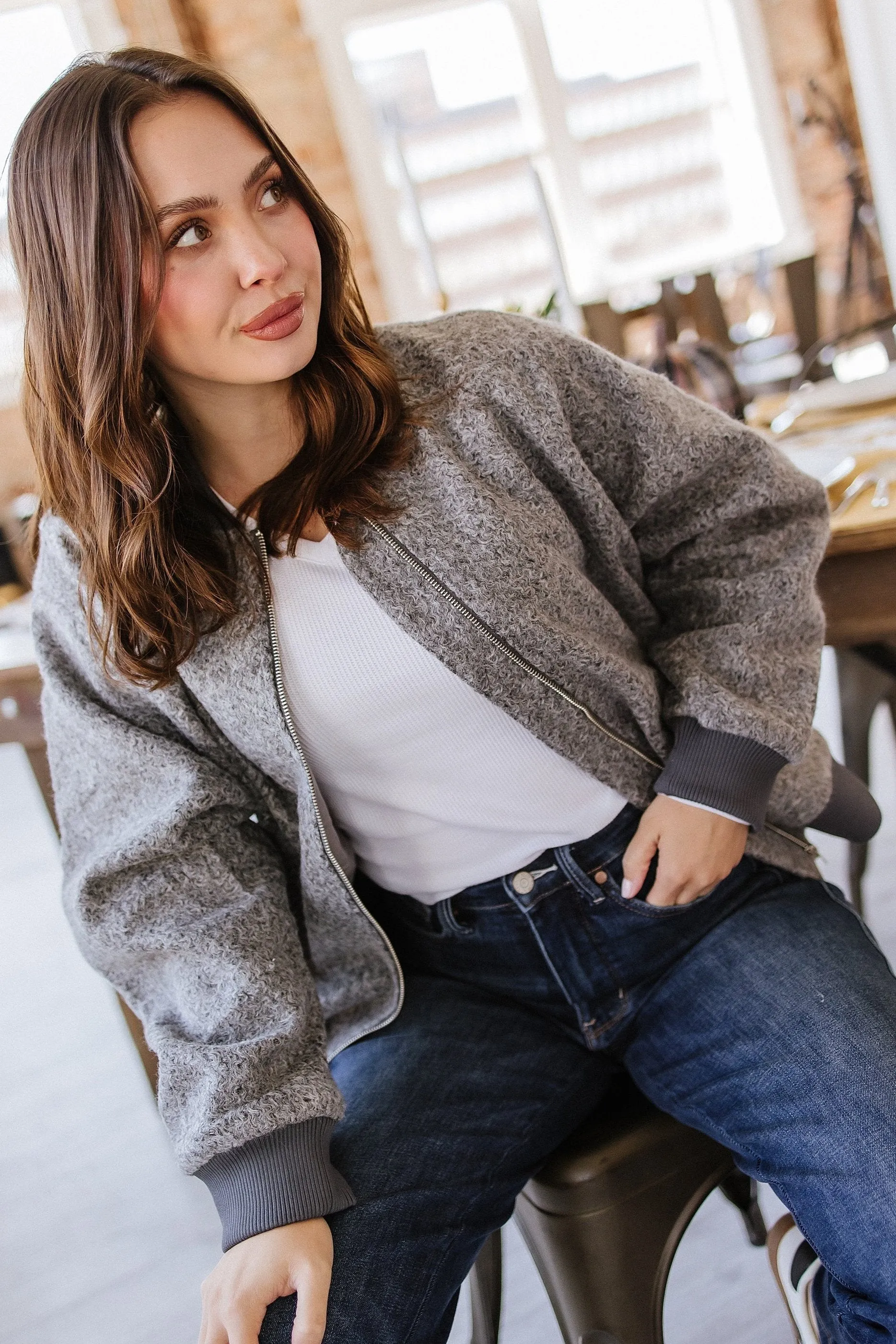 Marshal Zip Up Fuzzy Jacket | S-XL | PRE ORDER