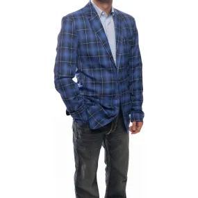 Men's Rock & Roll Plaid Sports Coat BM96C04967
