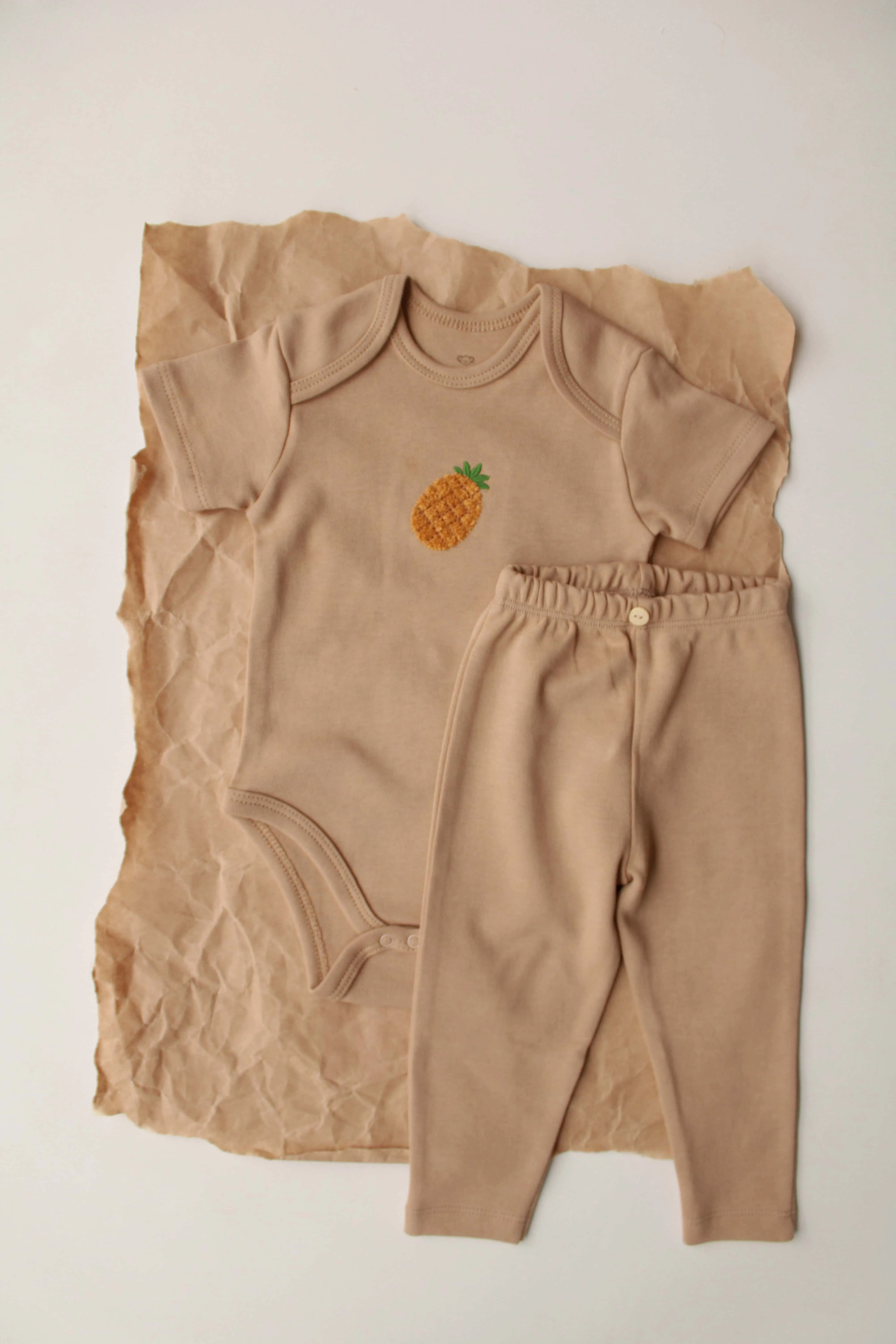 Pineapple Short Sleeve-Pant Set