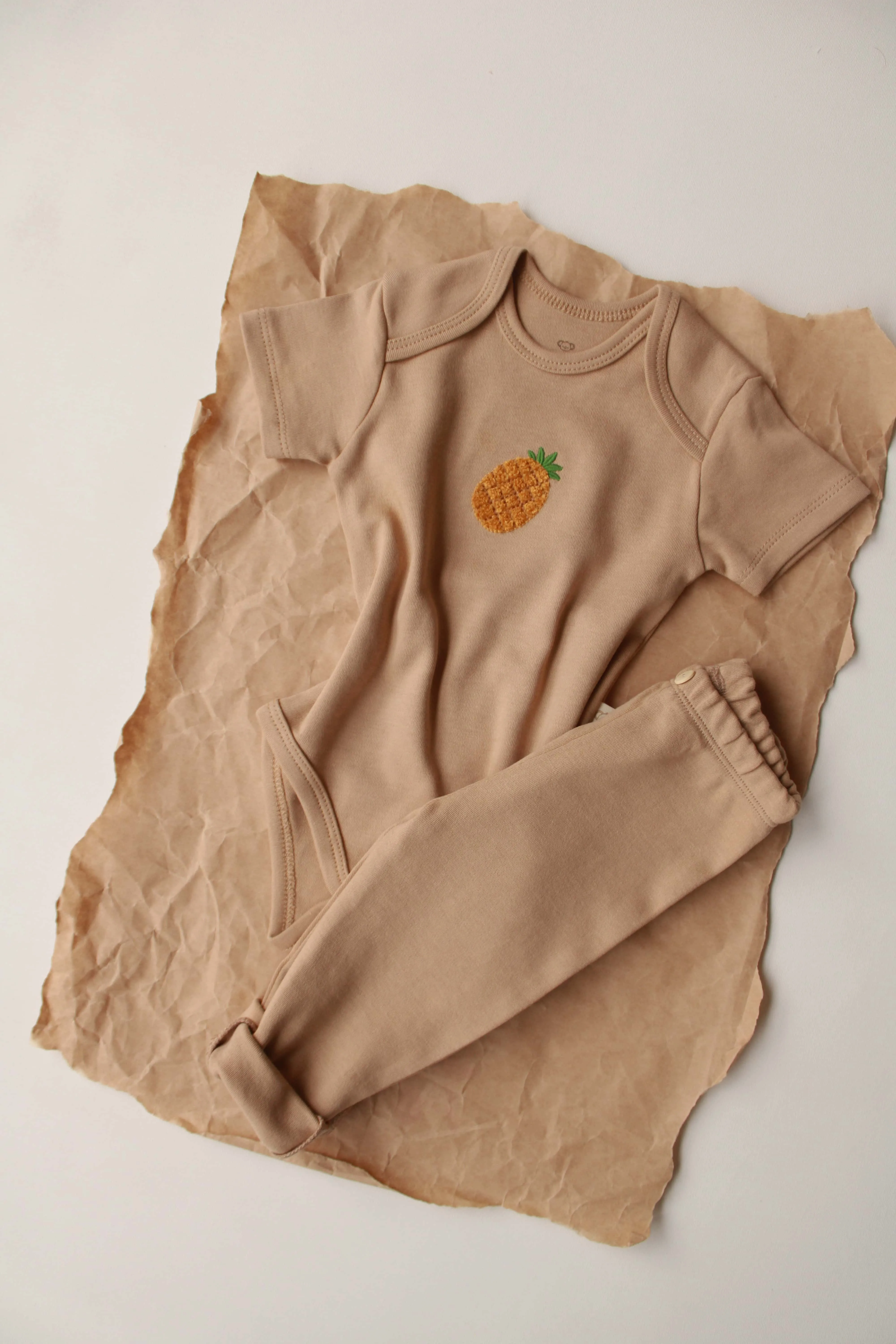 Pineapple Short Sleeve-Pant Set