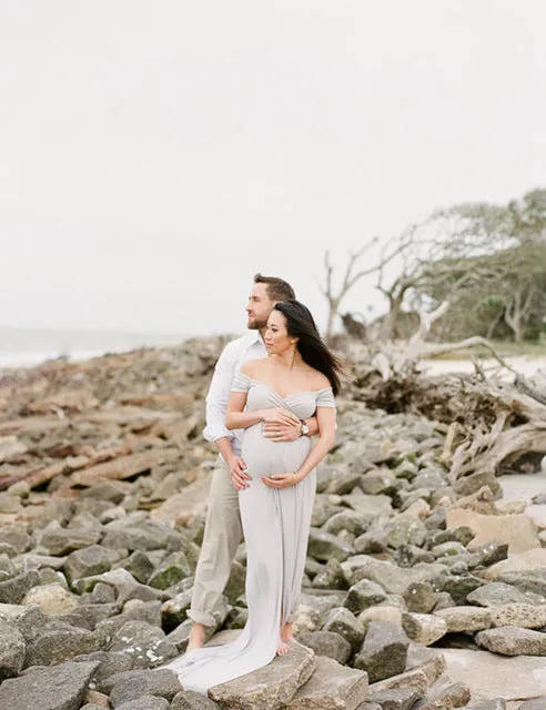 Pregnancy Clothes Maxi Maternity photography Dress
