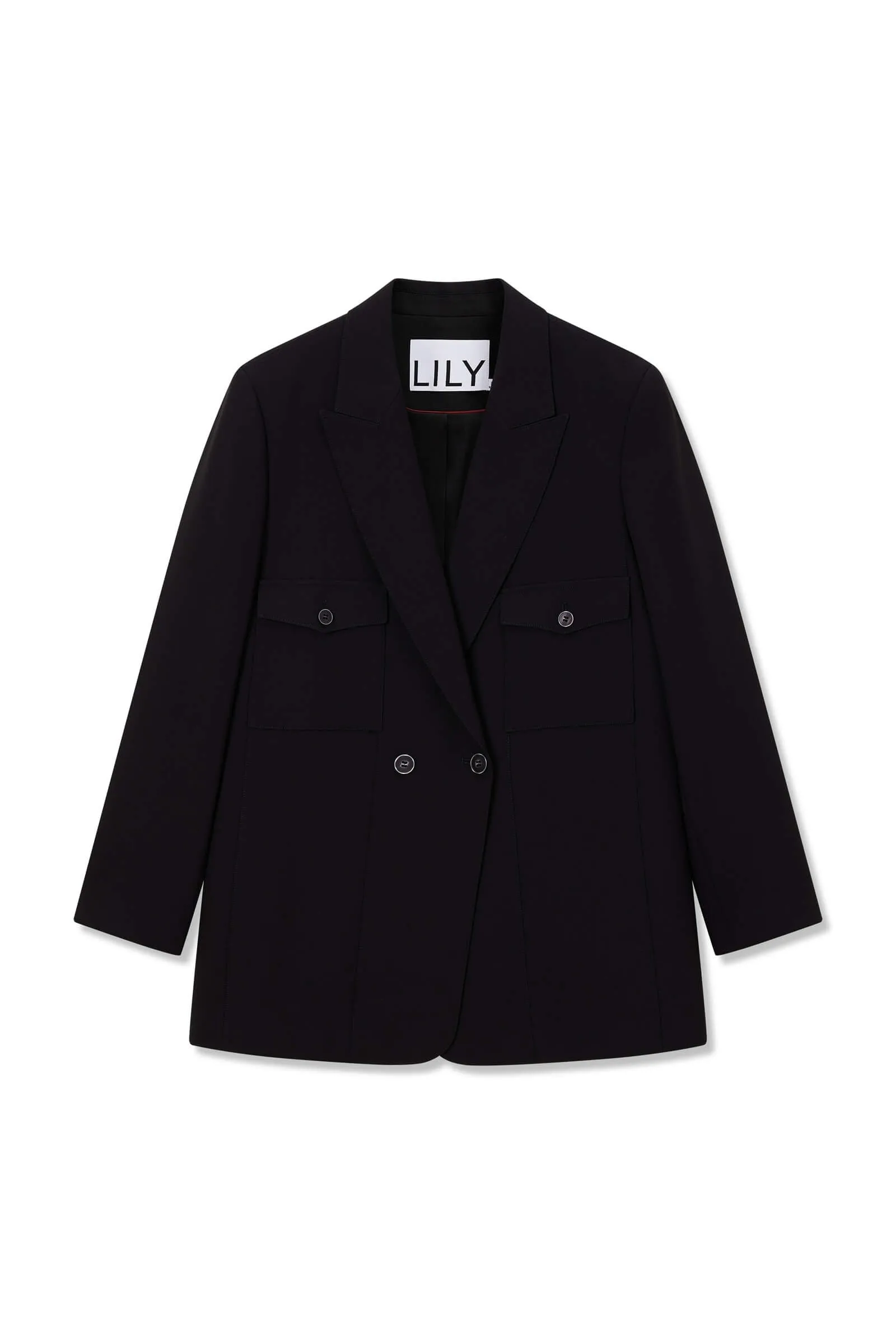 Retro Double-Breasted Short Suit