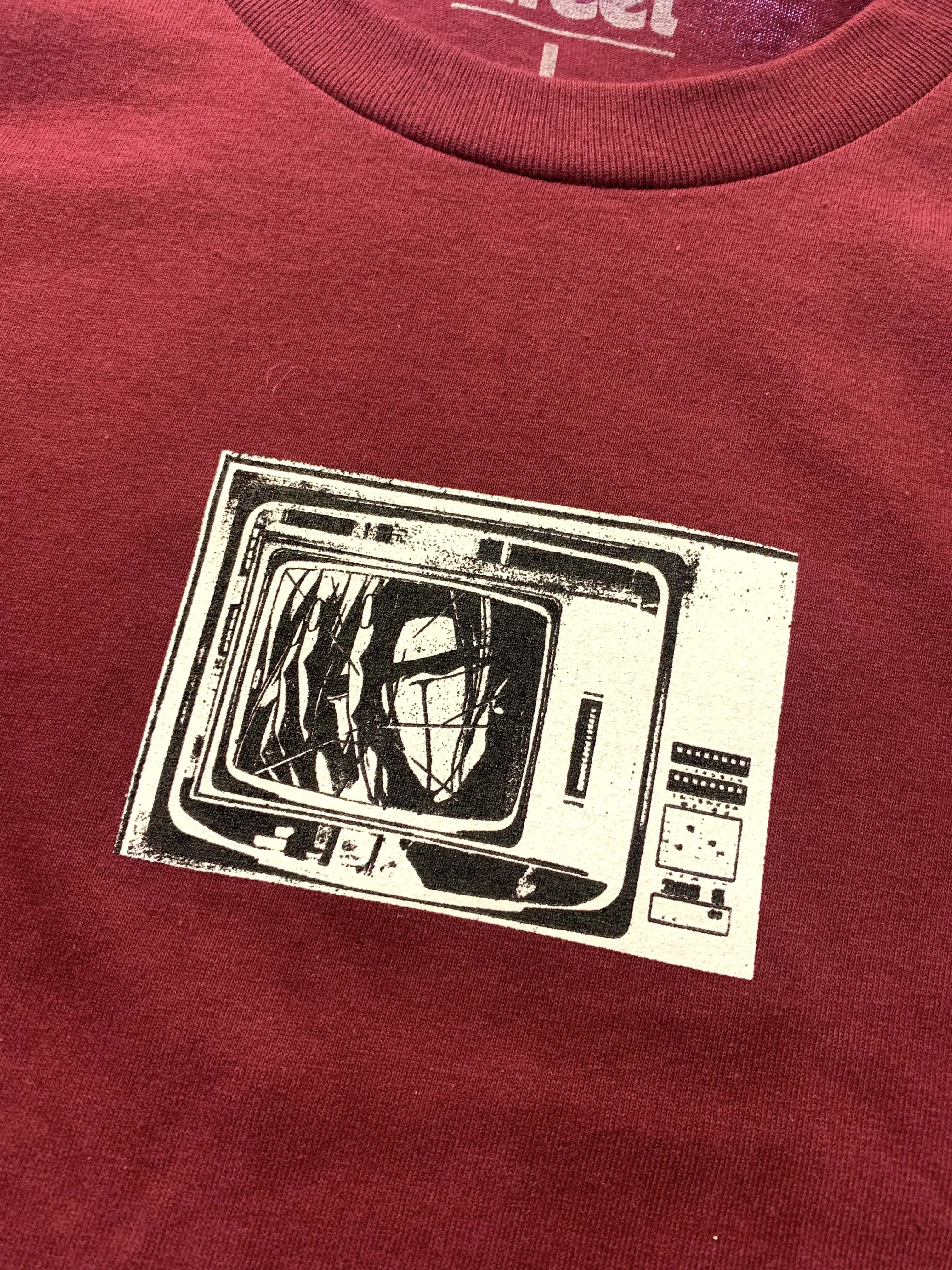 Rose Street Network Tee Burgundy