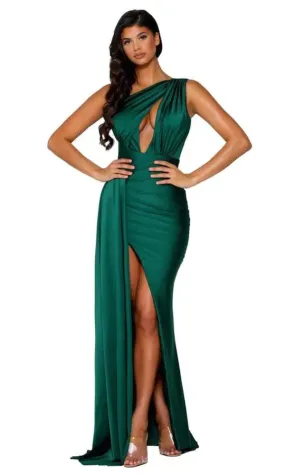 Sassy Green Evening Dress