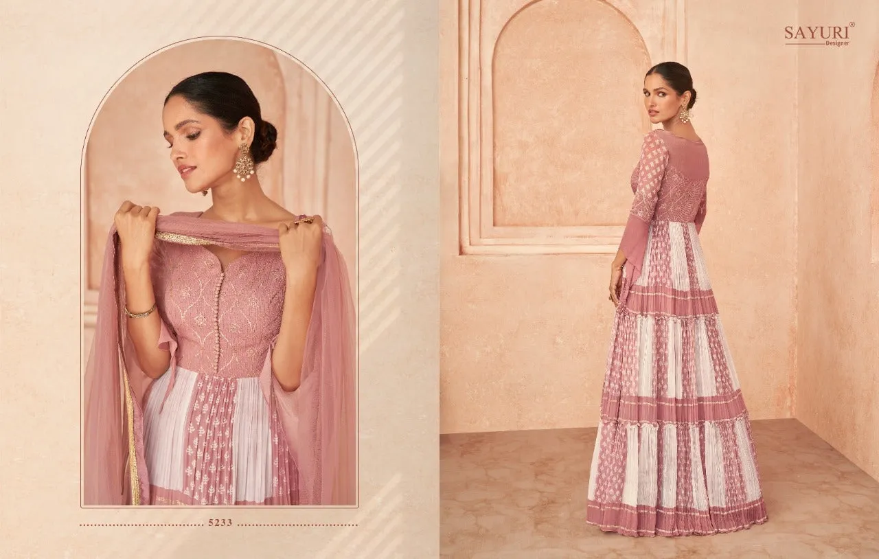 SAYURI DESIGNER FLORAL 5233 SERIES SALWAR SUIT