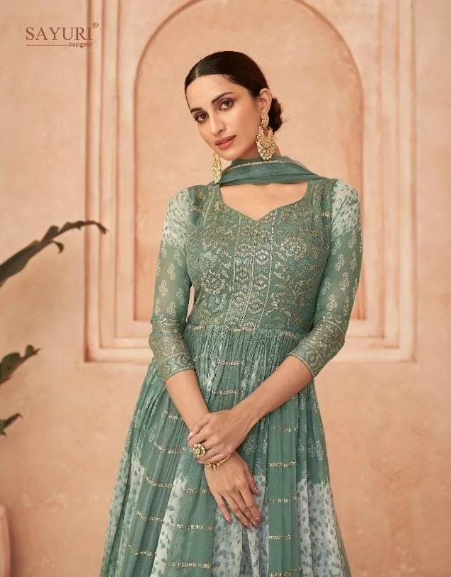 SAYURI DESIGNER FLORAL 5233 SERIES SALWAR SUIT