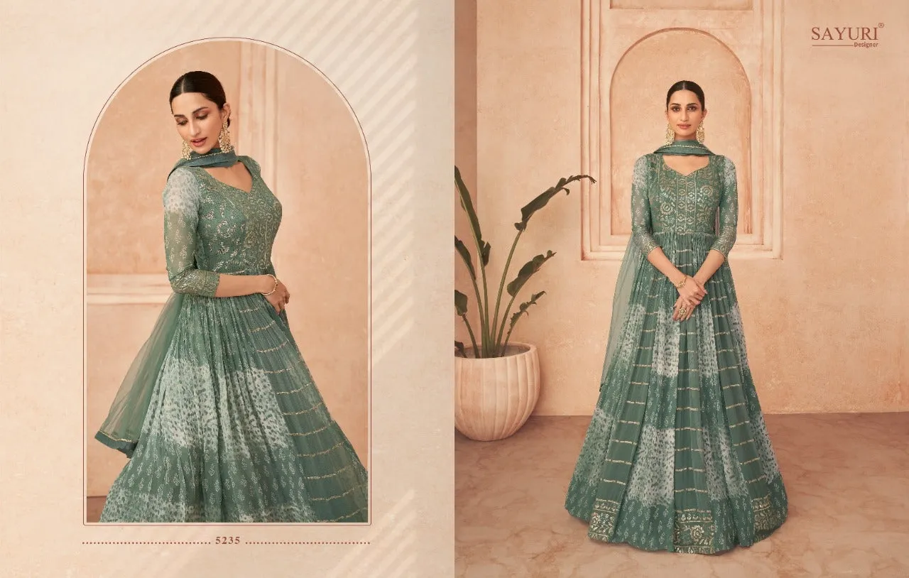 SAYURI DESIGNER FLORAL 5233 SERIES SALWAR SUIT