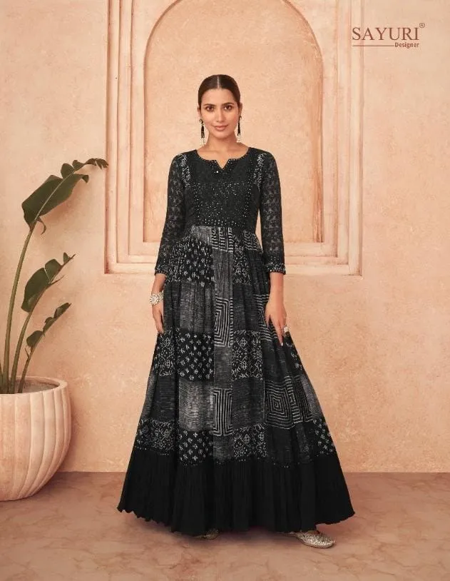 SAYURI DESIGNER FLORAL 5233 SERIES SALWAR SUIT