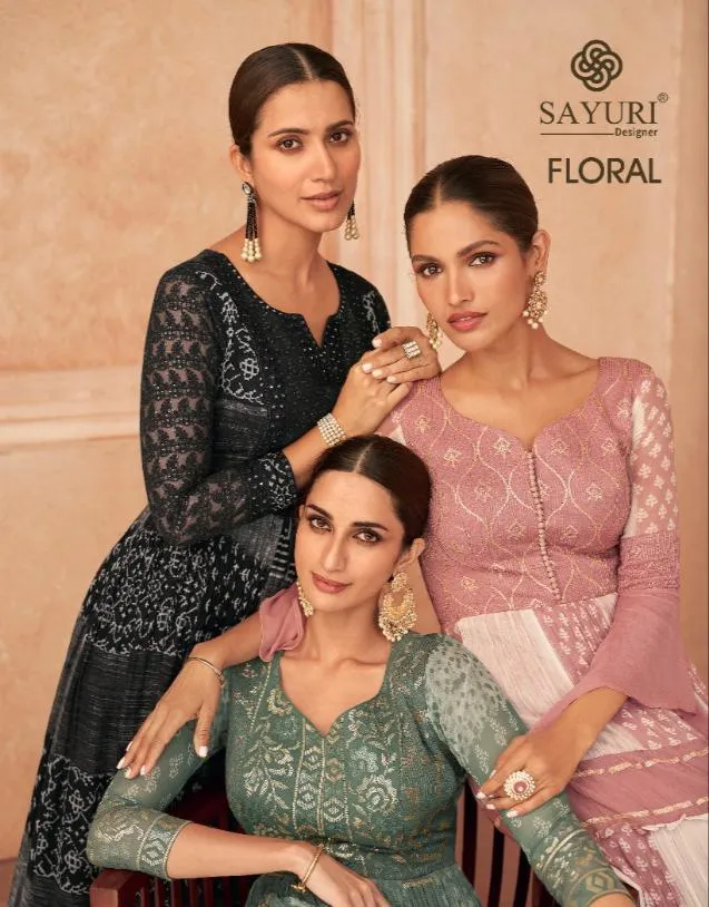 SAYURI DESIGNER FLORAL 5233 SERIES SALWAR SUIT