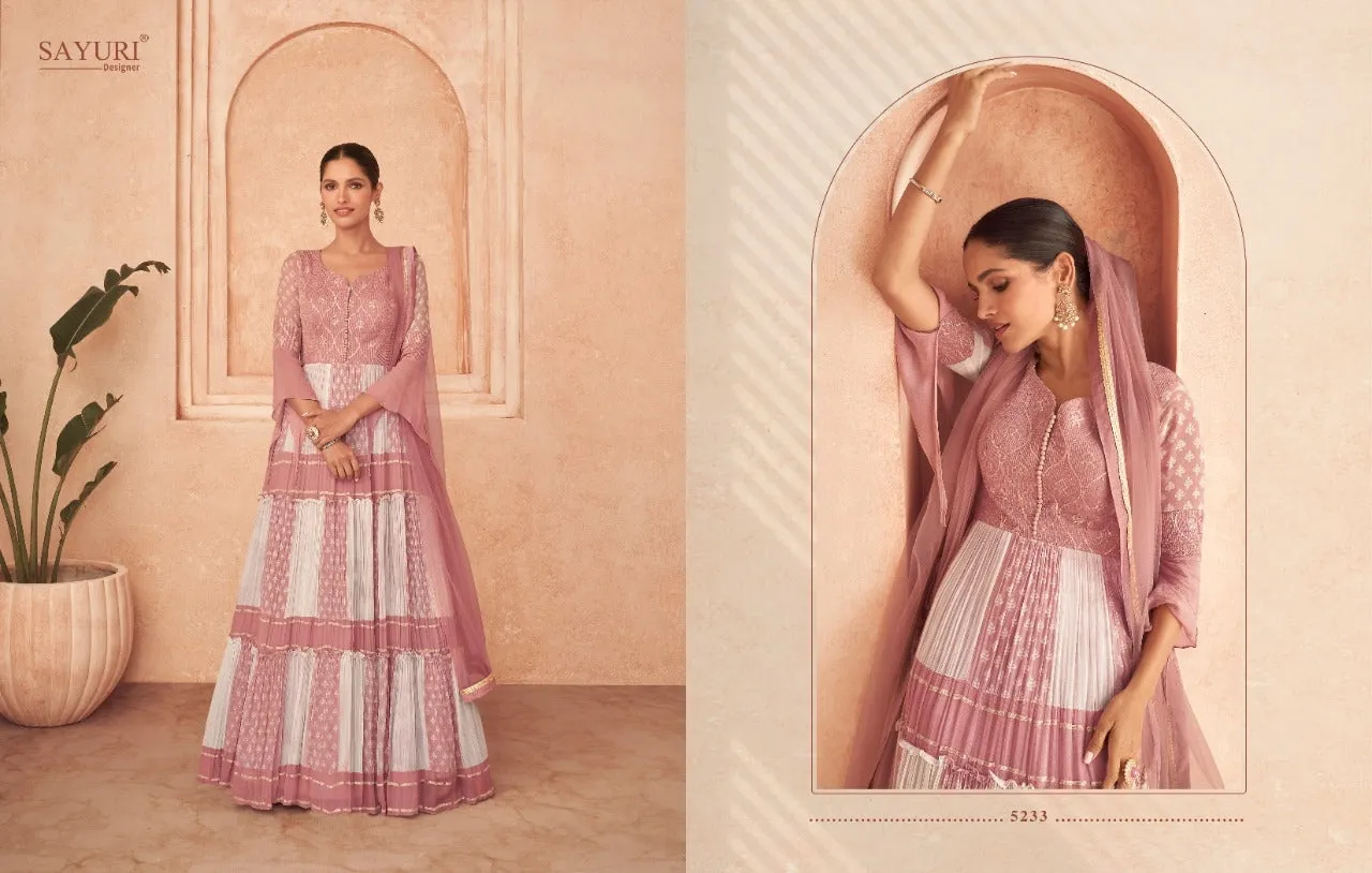SAYURI DESIGNER FLORAL 5233 SERIES SALWAR SUIT