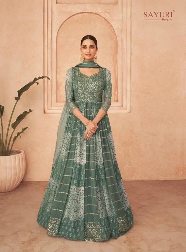 SAYURI DESIGNER FLORAL 5233 SERIES SALWAR SUIT