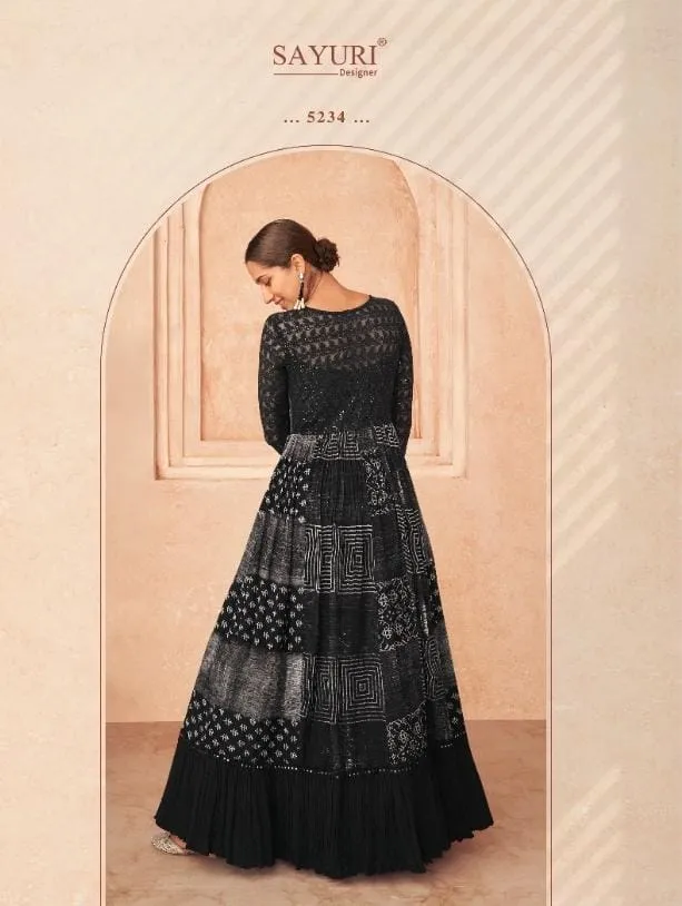 SAYURI DESIGNER FLORAL 5233 SERIES SALWAR SUIT