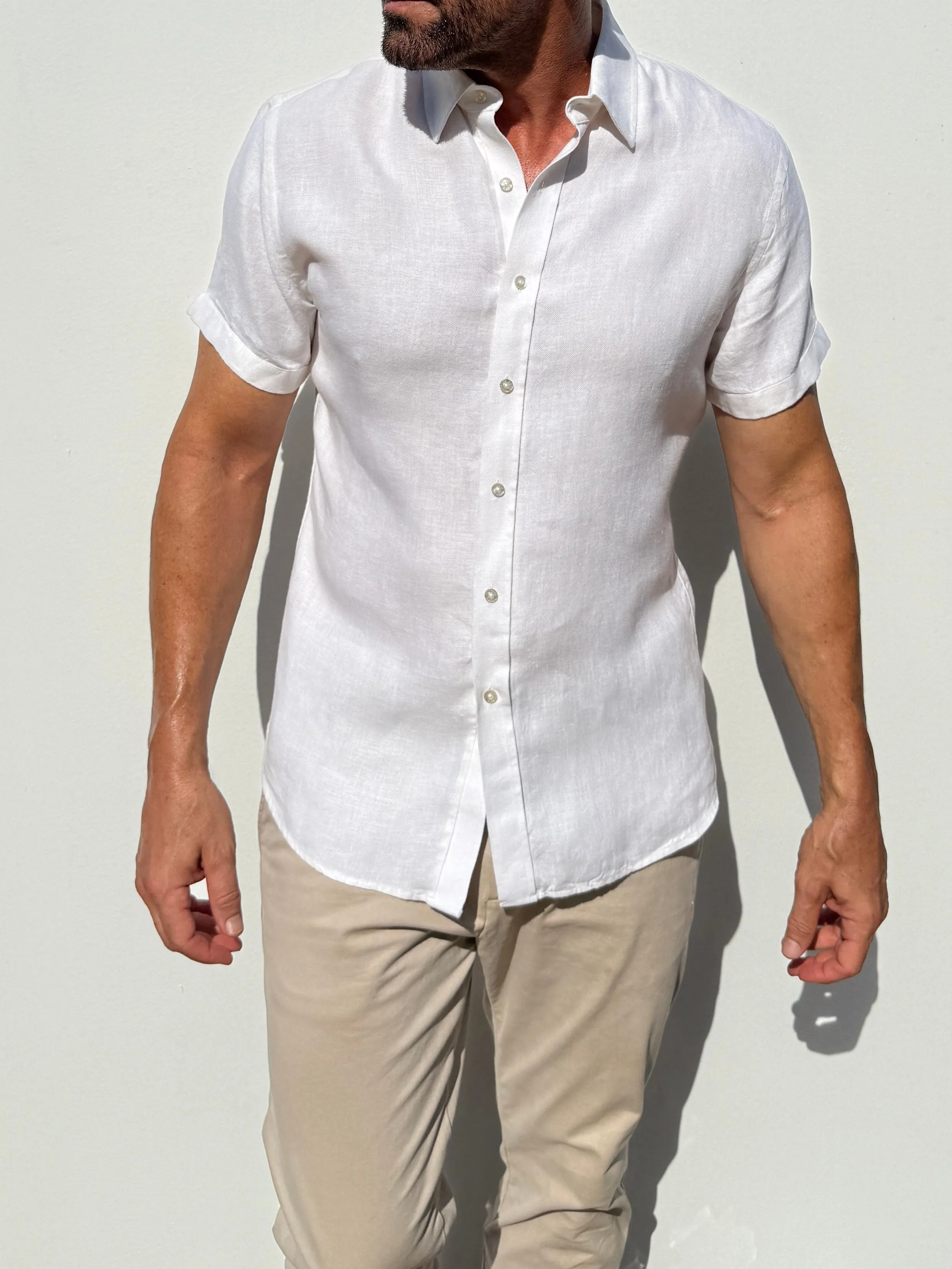 Short Sleeve Robust Linen- Small Batch Series