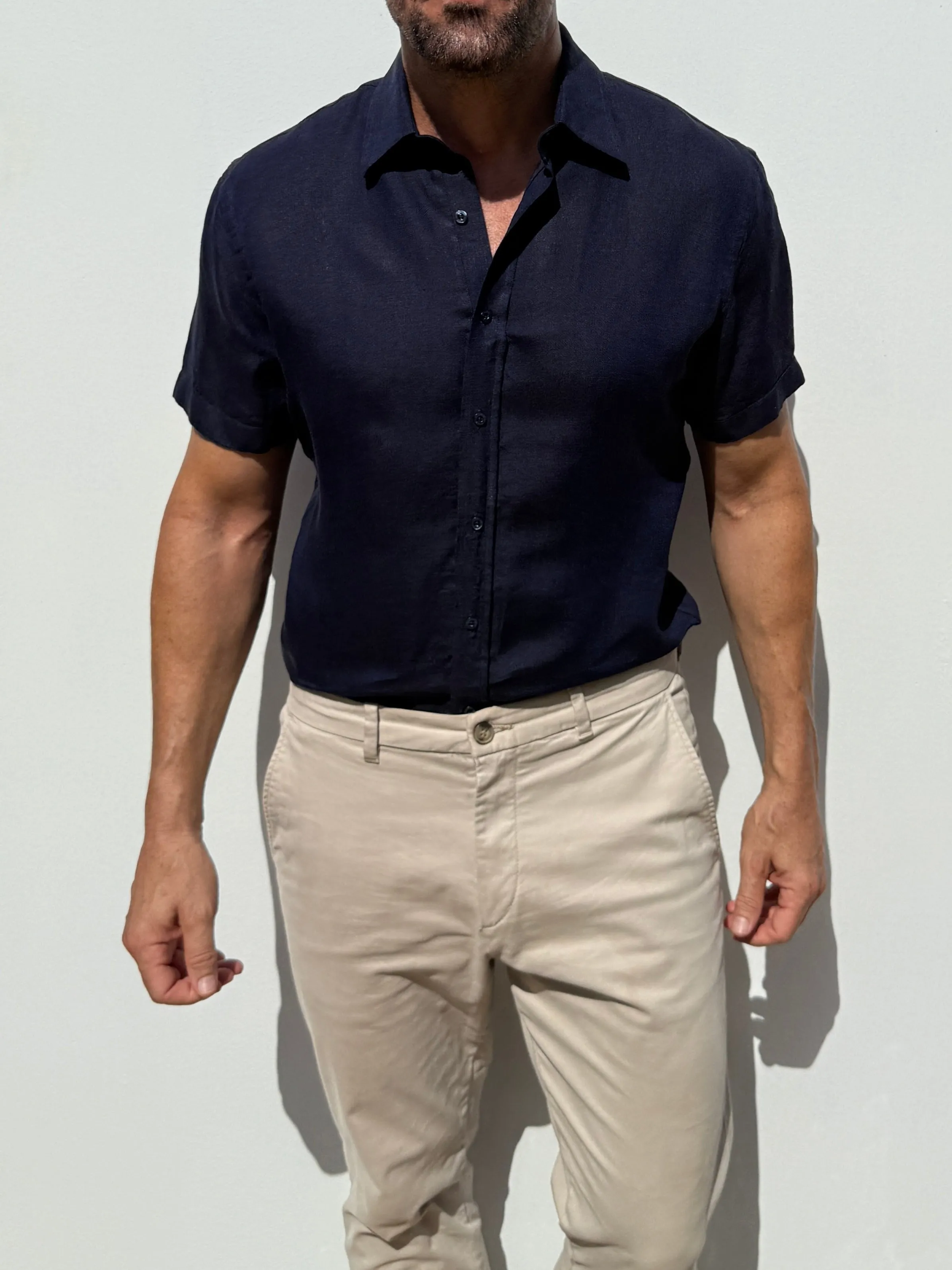 Short Sleeve Robust Linen- Small Batch Series