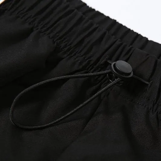 Sporty Wide-Leg Jogger Pants