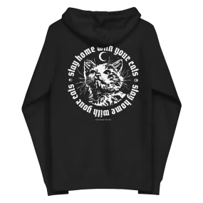 STAY HOME WITH YOUR CATS Zip Up Hoodie