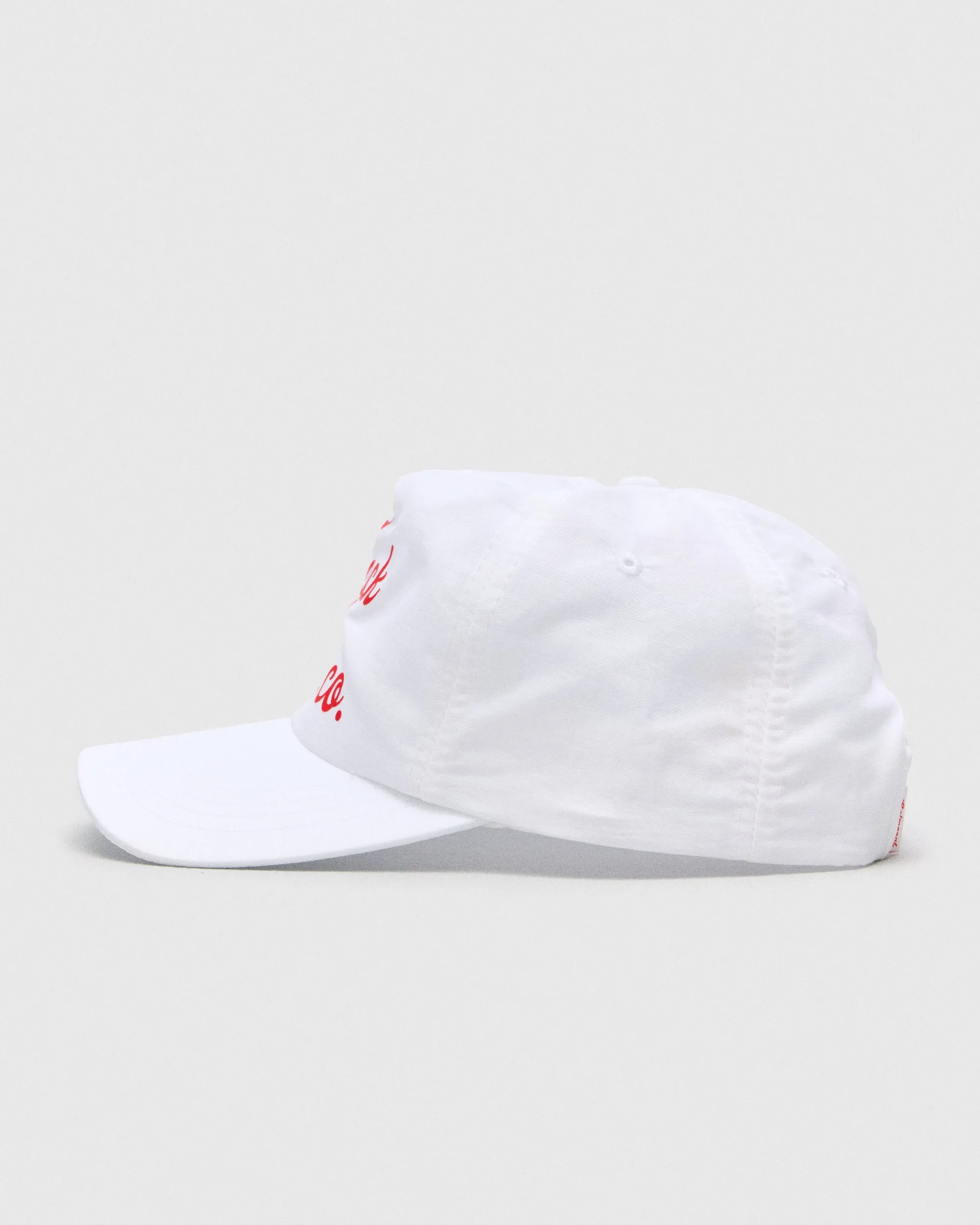 Track & Field 5-Panel Hat - White / Red