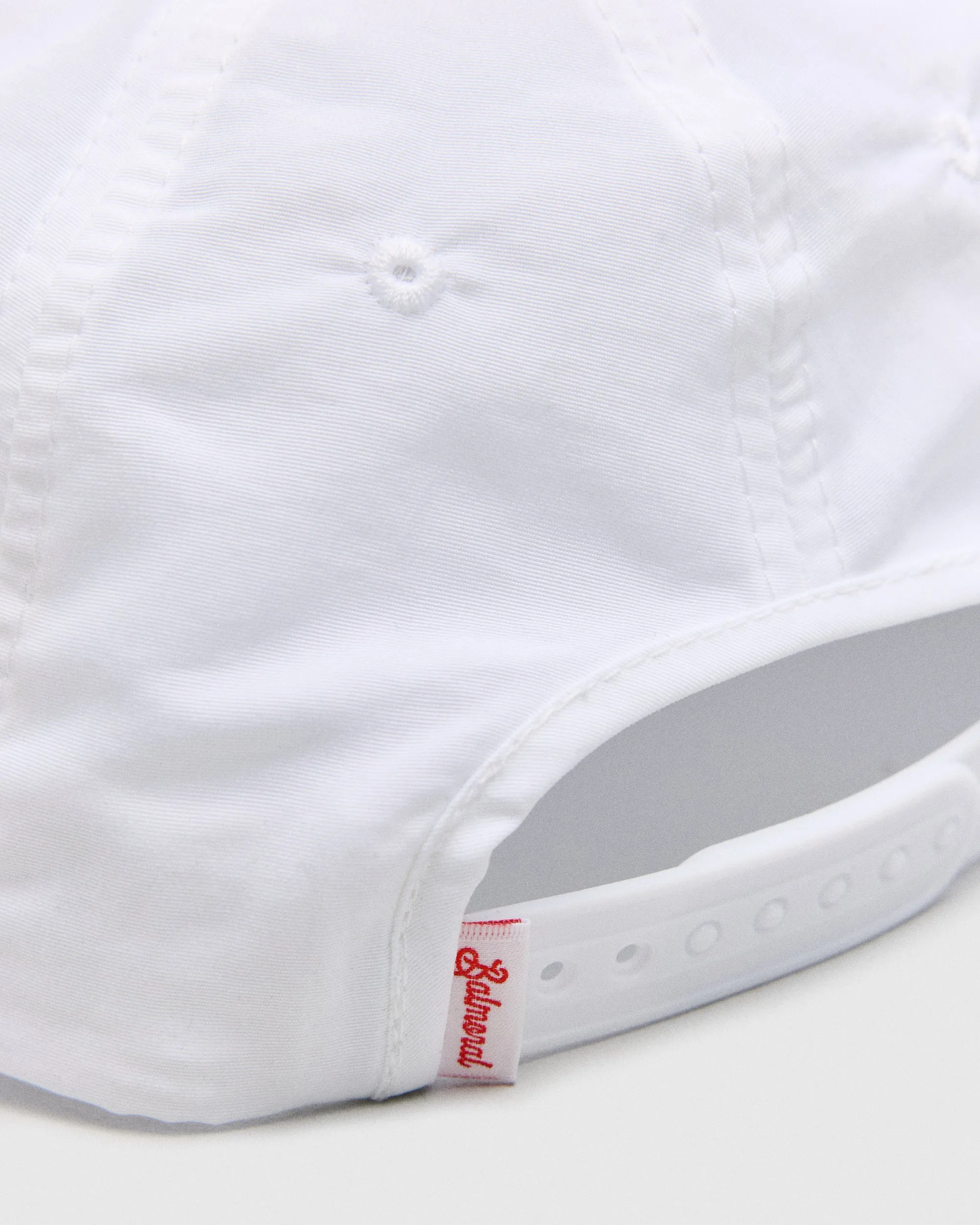 Track & Field 5-Panel Hat - White / Red