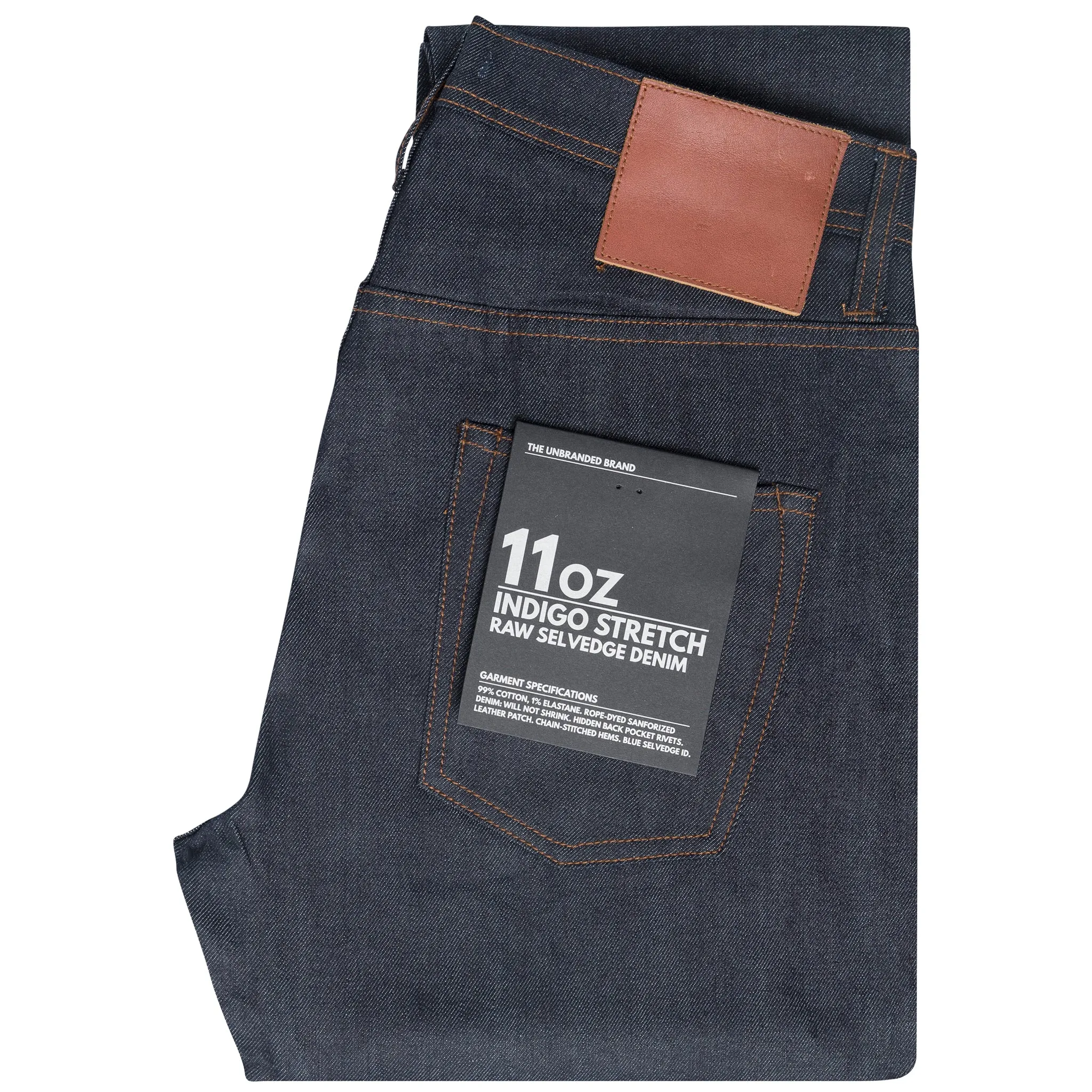 UB622 Relaxed Tapered Fit - 11oz Indigo Stretch Selvedge Denim
