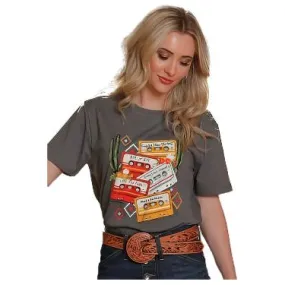 Women's Cinch Cassette Tape Tee CTK7450013